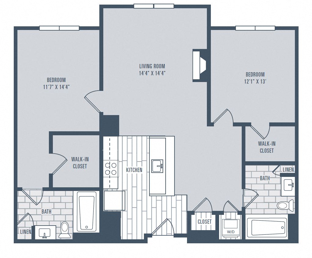 Quinn 35 B2A  floor plan